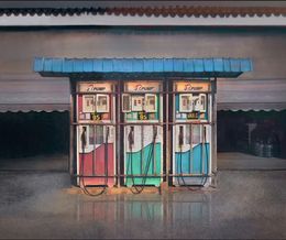 Fotografien, Petrol Pumps - Thailand, Barry Cawston