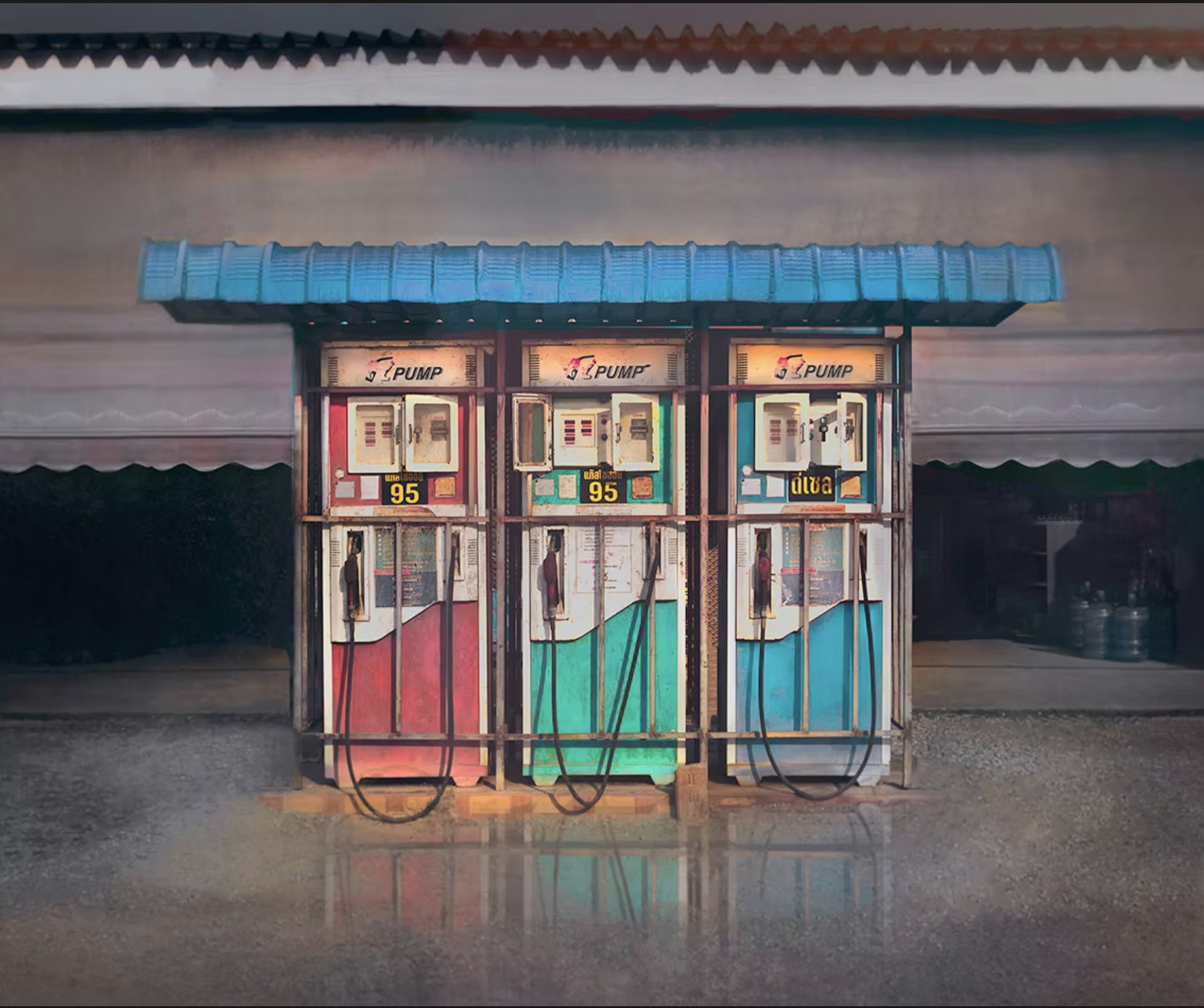 Barry Cawston, Petrol Pumps - Thailand Barry Cawston, Petrol Pumps - Thailand