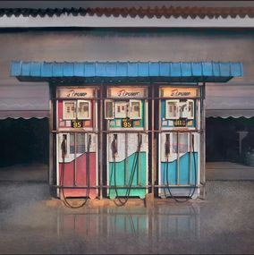 Photography, Petrol Pumps - Thailand, Barry Cawston