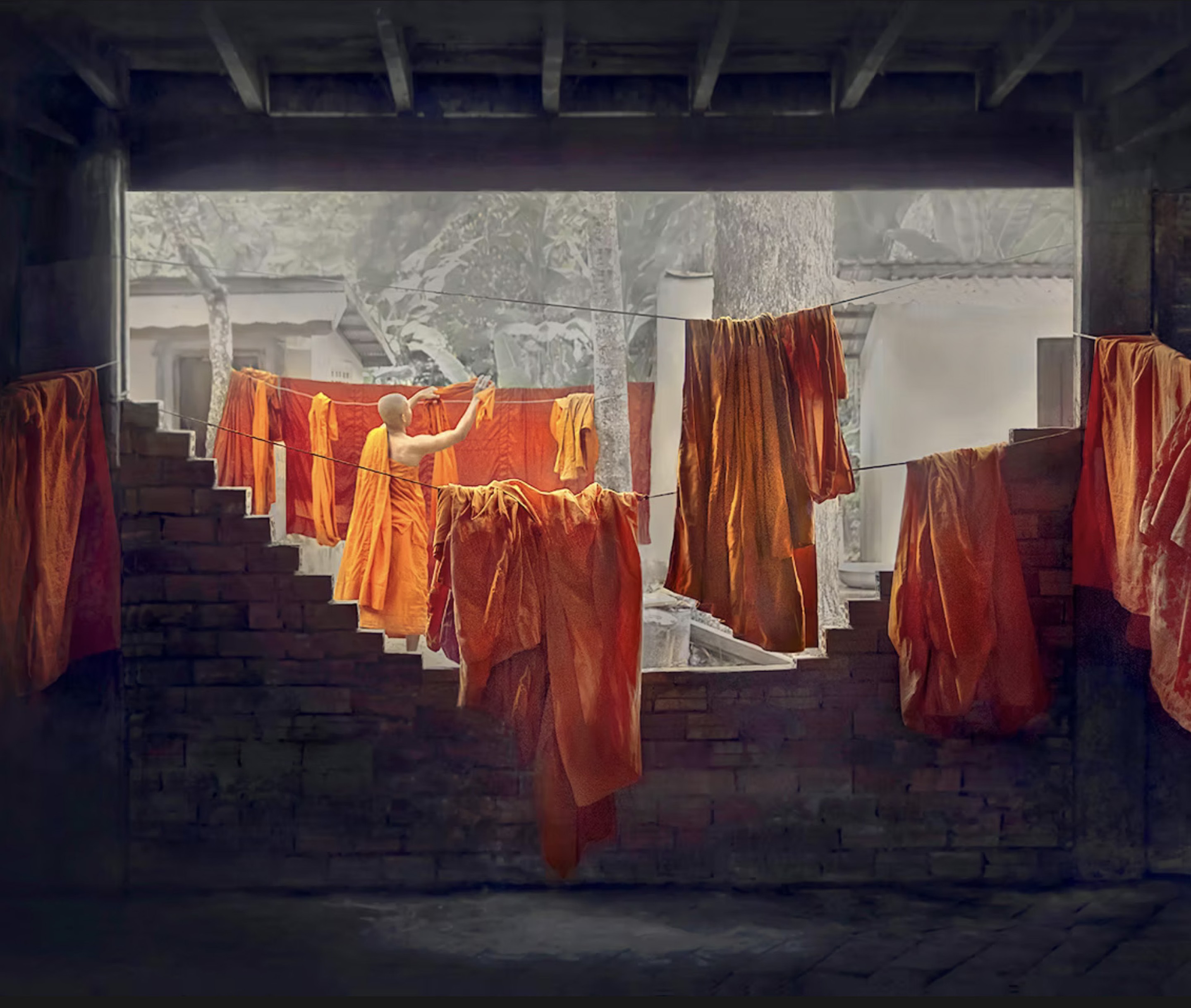 Barry Cawston, Morning Ritual III - Thailand Barry Cawston, Morning Ritual III - Thailand