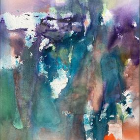 Painting, Papillon de nuit, Anne Bironneau