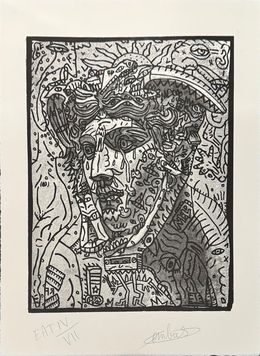 Drucke, Le grimaceur sans grimace. Versaccio !, Robert Combas