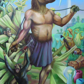 Gemälde, Le raccordement, Stéphane Fauchille
