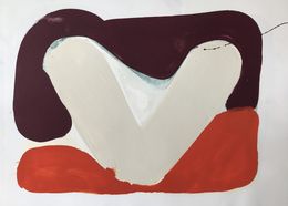 Gemälde, Rainbow Alphabet 4, Delphine Montebello