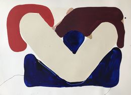 Gemälde, Rainbow Alphabet 5, Delphine Montebello
