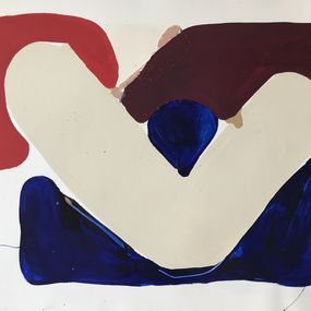 Gemälde, Rainbow Alphabet 5, Delphine Montebello