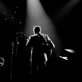 Photographie, BB King on stage - in spotlights, Boston Garden, Glen Craig