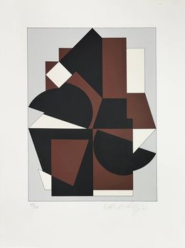 Drucke, Abstract composition - Fifties, Victor Vasarely