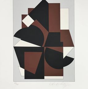 Print, Abstract composition - Fifties, Victor Vasarely
