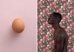 Fotografien, Egg and Couli 1, Diptych. Color Photography, Salvatore Arnone