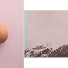 Photography, Egg and Untitled, Diptych. Color Photography, Salvatore Arnone