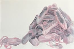 Gemälde, No.3. Ballet shoes ||| billion tries, Olga Shanina