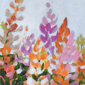 Gemälde, Lupines II - Série Florale, Alexandra Suliko Matyas