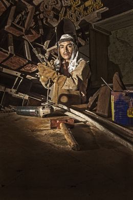 Fotografien, Samurai welder, Jose Correa