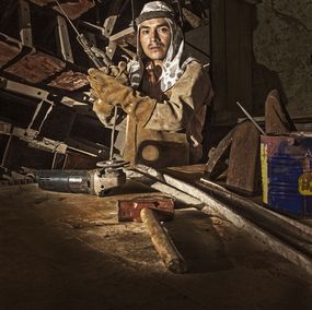 Fotografien, Samurai welder, Jose Correa
