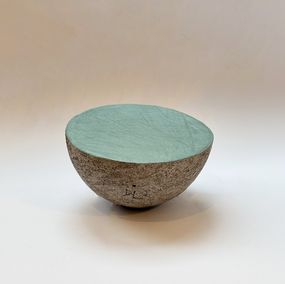 Skulpturen, Tambour silencieux turquoise, Danielle Lescot