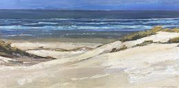 Peinture, Dunes à Wissant, Gérard Mortier