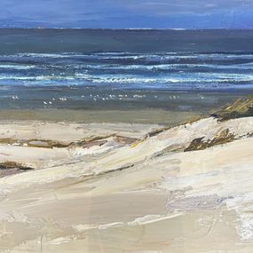 Painting, Dunes à Wissant, Gérard Mortier