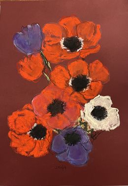 Dibujo, Windflowers, Isabelle Hirtzig