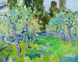 Pintura, Apple orchard, Yehor Dulin