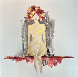 Peinture, White Line, Isabelle Hirtzig