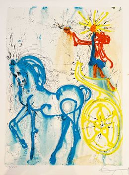 Print, Le cheval de triomphe, Salvador Dali