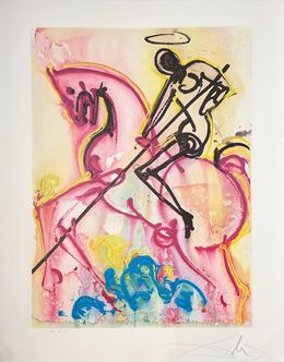 Print, St. George, Salvador Dali