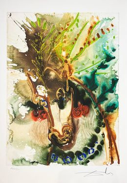 Print, Bucéphale, Salvador Dali