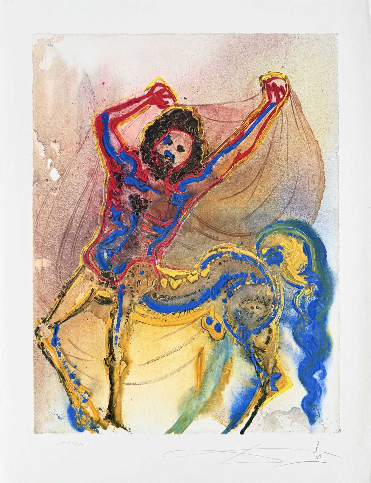 Salvador Dali, Le centaur de Crête Salvador Dali, Le centaur de Crête