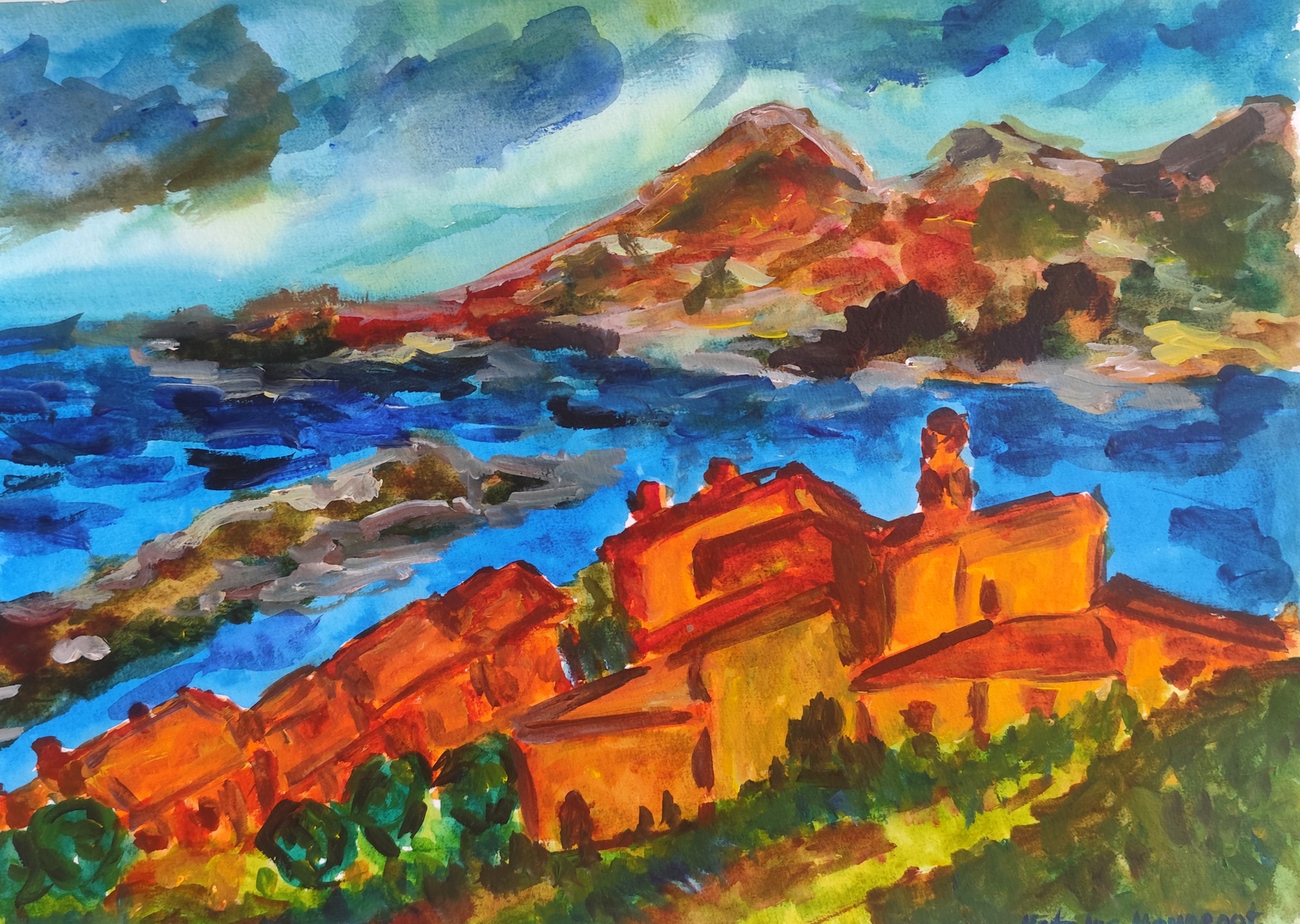 Natalya Mougenot, Quiet morning in Provence Natalya Mougenot, Quiet morning in Provence