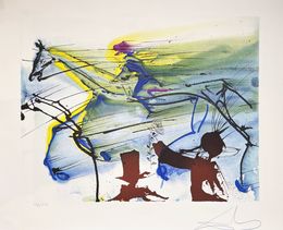 Print, Le cheval de course, Salvador Dali