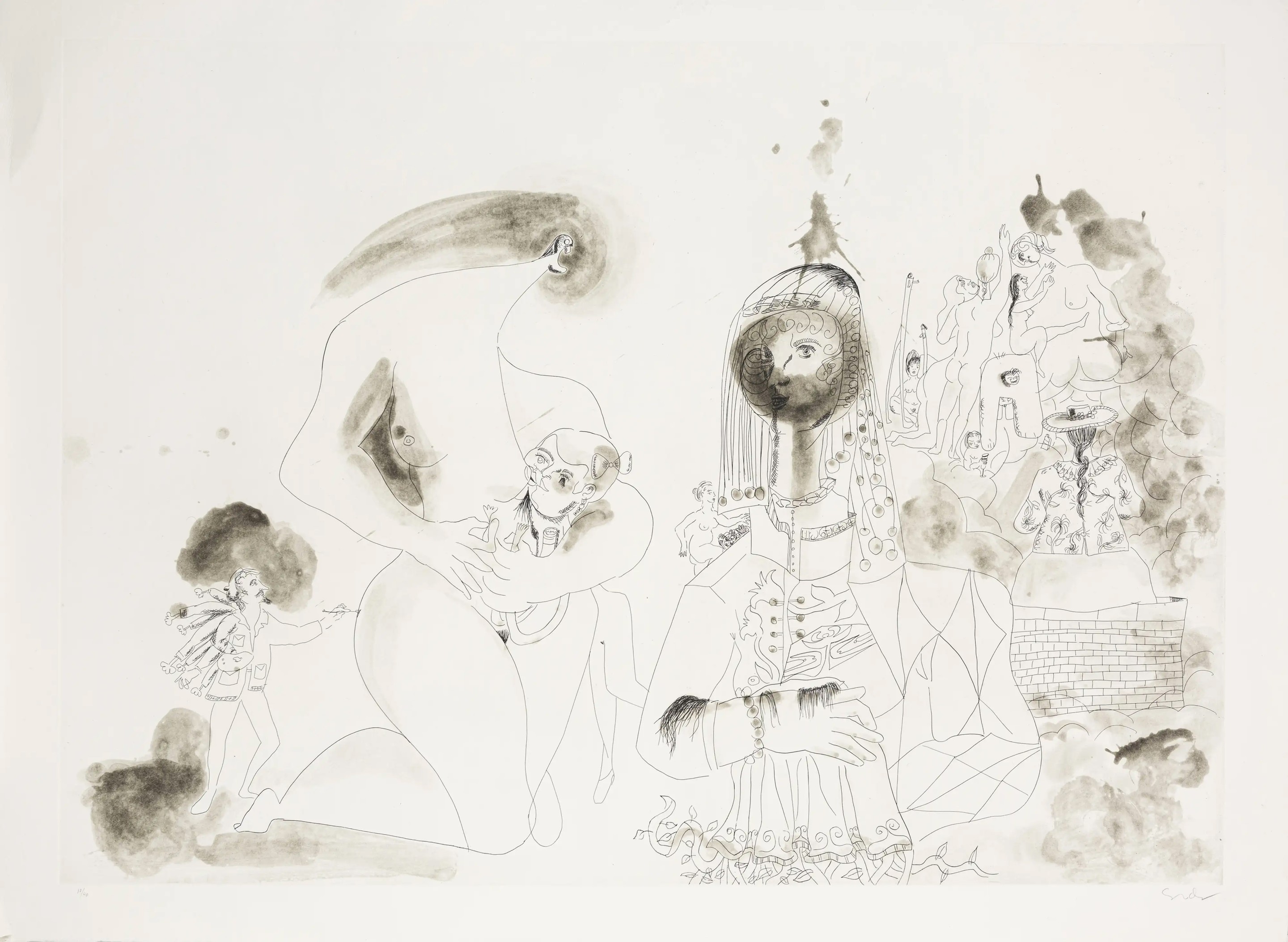 George Condo, More Sketches of Spain - for Miles Davis George Condo, More Sketches of Spain - for Miles Davis