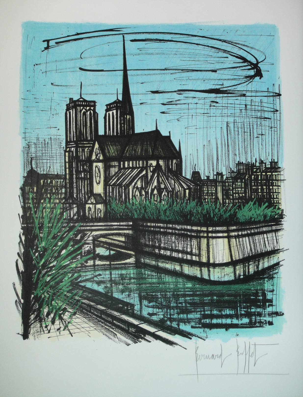 Bernard Buffet, Le Jardin de L'evéché Bernard Buffet, Le Jardin de L'evéché