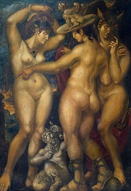 Gemälde, Three Graces, Oleg Litvinov