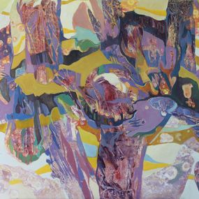 Painting, Abandoned Nest. Series Vibrations of the Earth, Mariia Voronchak