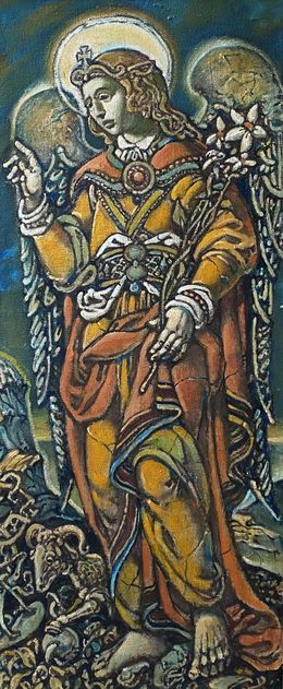 Gemälde, Sacrifice of Abraham - Right part, Oleg Litvinov