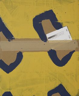 Drucke, Carton découpé n°3, Claude Viallat