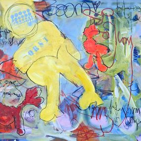 Gemälde, Hopscotch Through the Cosmos, Claudine Hauke
