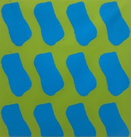 Édition, Vacances bleues (vert), Claude Viallat