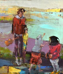Peinture, Bandonéoniste, Valérie Jayat