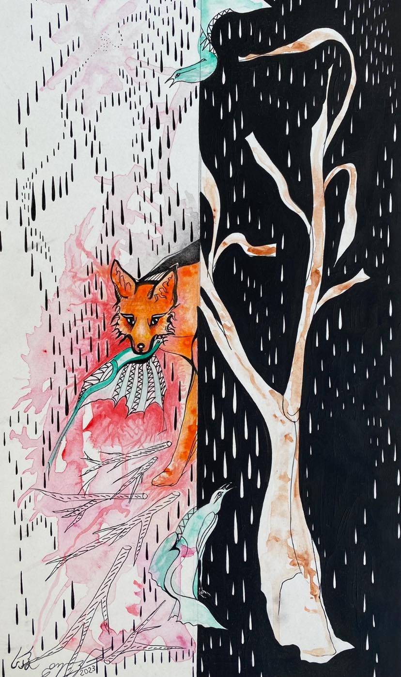 Saba Dolikashvili, Fox in Red Saba Dolikashvili, Fox in Red