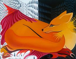 Gemälde, Fox's Dream, Saba Dolikashvili