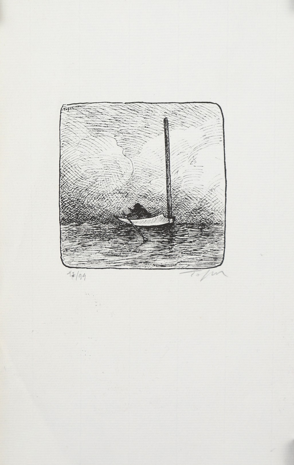 Roland Topor, Cavaliers à la mer 4 Roland Topor, Cavaliers à la mer 4