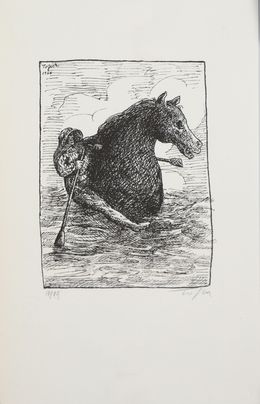 Drucke, Cavaliers à la mer 5, Roland Topor
