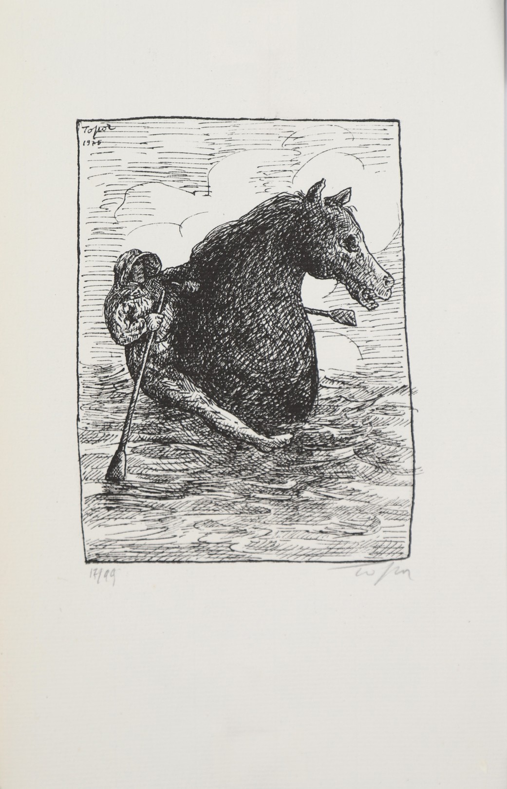 Roland Topor, Cavaliers à la mer 5 Roland Topor, Cavaliers à la mer 5