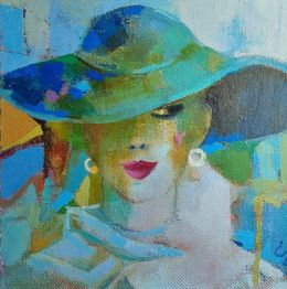 Gemälde, The hat, Victoria Cozmolici