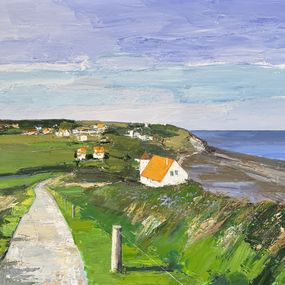 Gemälde, Matin bleu au Cap  Gris Nez, Gérard Mortier