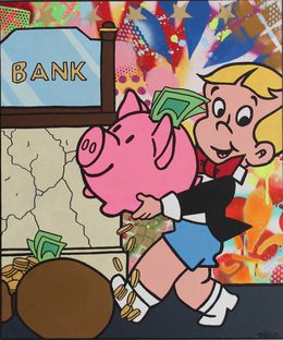 Gemälde, Bank, Romain Dorez