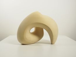 Sculpture, The Motion of Life No.2 - Abstract Wood Sculpture, Mike Sasaki