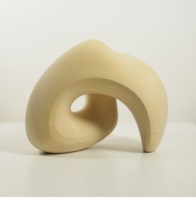 Sculpture, The Motion of Life No.2 - Abstract Wood Sculpture, Mike Sasaki